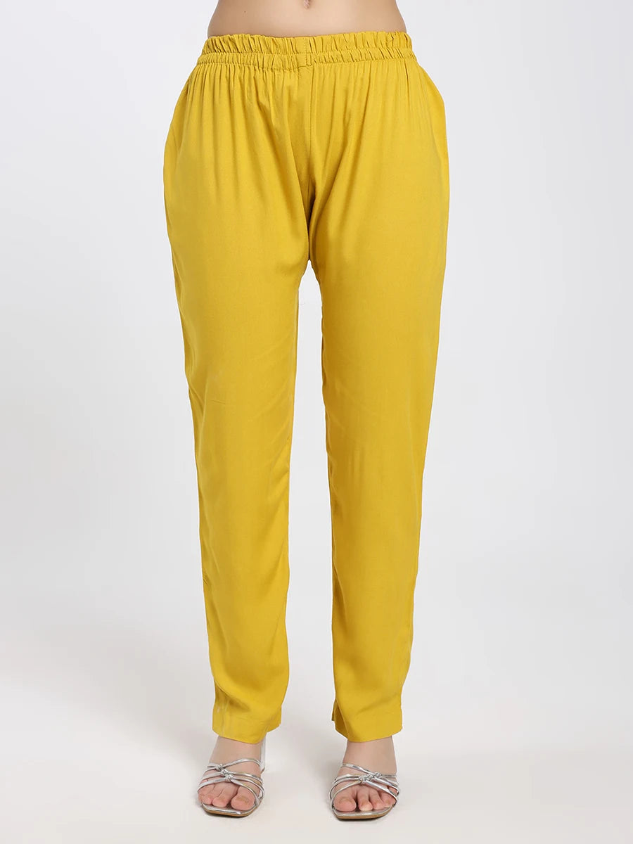 Mustard Yellow Embellished Kurta Set with Dupatta